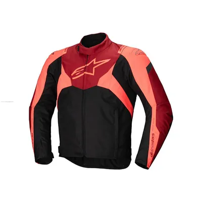 CHAMARRA TEXTIL T-JAWS V4 WP NGO/ROJ FLUO S