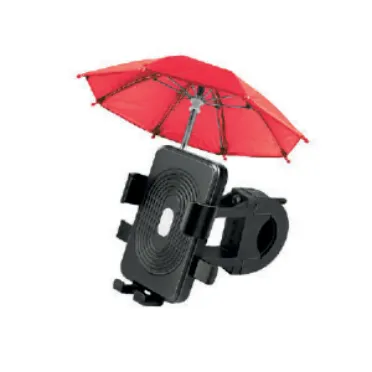 PORTA CELULAR MASUDA PARA MANUBRIO C/SOMBRILLA ROJO IR-S507