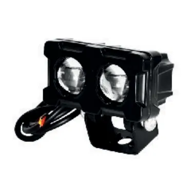 FARO AUXILIAR HYPER LED, BAJA AMARILLO, ALTA BLANCO, 9-80V, 18W+18W