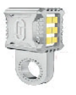 LED MINI BASE ESPEJO IR-YSKYX BLANCO MATE 12V DC