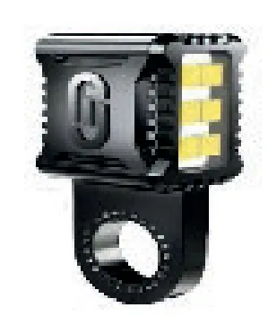 LED MINI BASE ESPEJO IR-YSKYX NEGRO MATE 12V DC