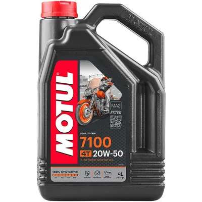 ACEITE PARA MOTOR A GASOLINA 4 TIEMPOS MOTUL 7100 20W50 4L S