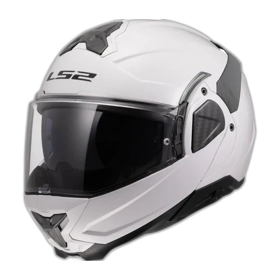 CASCO ABATIBLE LS2 ADVANT II SOLID M BLANCO FF910