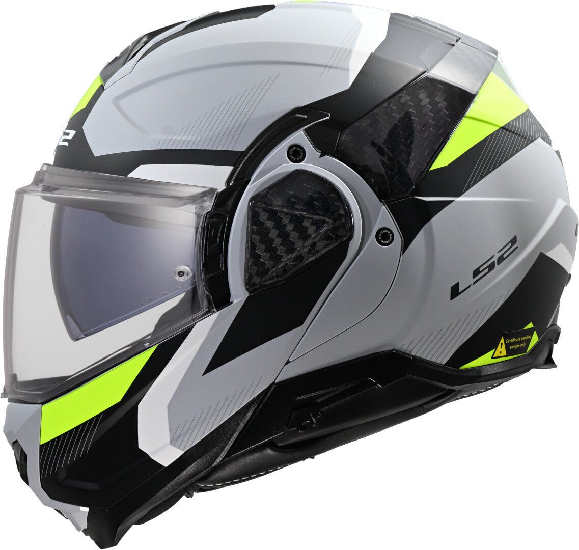 CASCO ABATIBLE LS2 ADVANT II TRIPLE M GRS/MATE FF910
