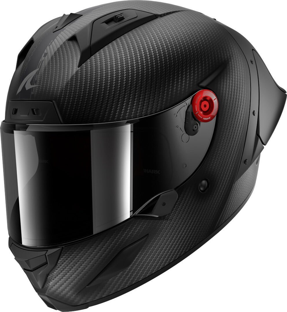 CASCO AERON-GP FULL CARBON NEGRO C/MICA M SHARK