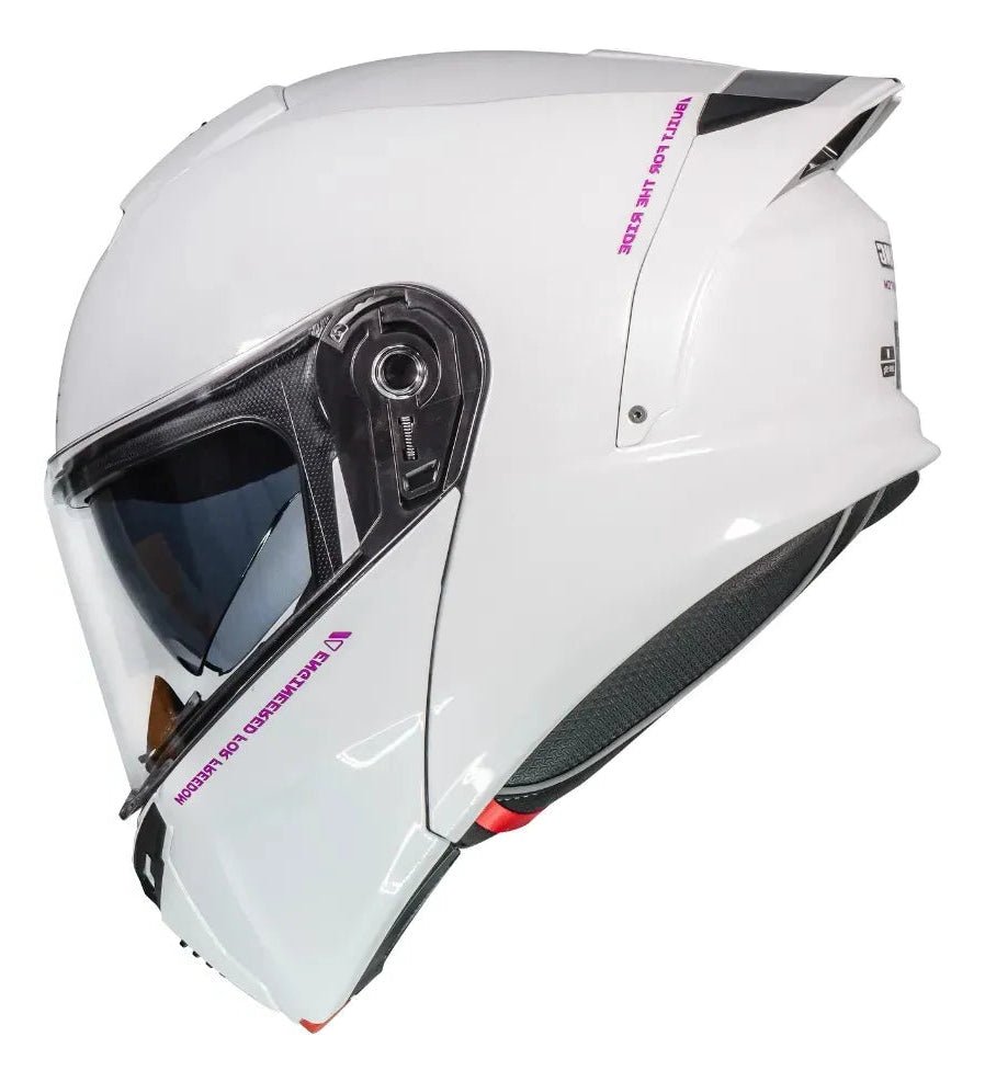 CASCO XTRONG XTR-PHANTOM BLANCO BRILLO M
