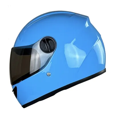 CASCO MARCA GHIRA GH-JUNIOR CELESTE XL CERRADO MICA HUMO