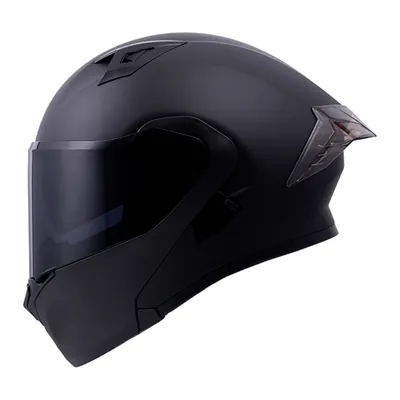 CASCO RODA RUSH NEGRO MATE MICA HUMO XXL ABATIBLE SVS