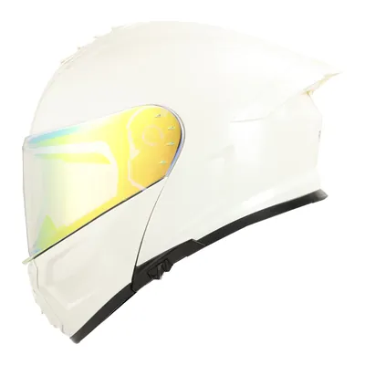 CASCO RODA PILOT BLANCO MICA DORADA XL ABATIBLE SVS