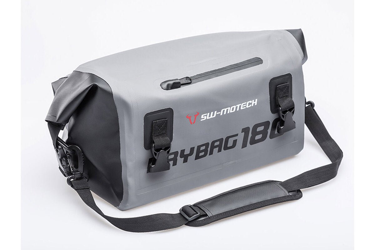 BOLSA TRASERA DRYBAG 180. 18 L. IMPERMEABLE. GRIS/NEGRO.