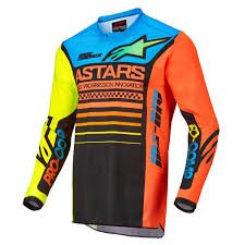 JERSEY PARA MOTOCROSS KID RACER COMPASS NGO/AMA FLUO/CORAL XXS