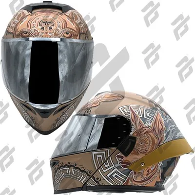 CASCO ABATIBLE COX XOLOT DORADO/NEGRO CERTIFICADO ECE-22.06 COX XOLOT DORADO/NEGRO TALLA S BRILLANTE