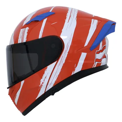 CASCO RODA FORCE EVO BLANCO THE GOAT XL ABATIBLE MICA HUMO SVS