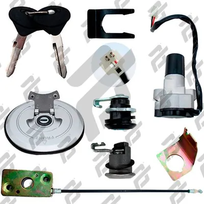 SWITCH INTERRUPTOR DE ENCENDIDO C/JUEGO DE LLAVES TAPON DE GASOLINA Y SEGURO DE ASIENTO 12 VCC IT V-200 18-24
