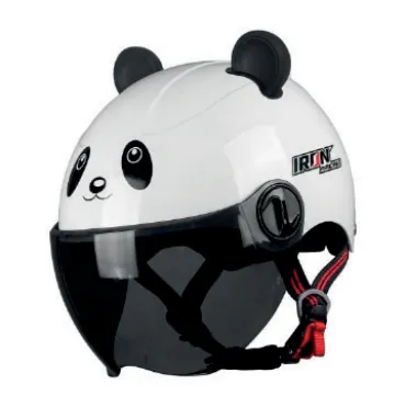 CASCO 3/4 PARA NI�O IRON RACING 5-12 A�OS BLANCO
