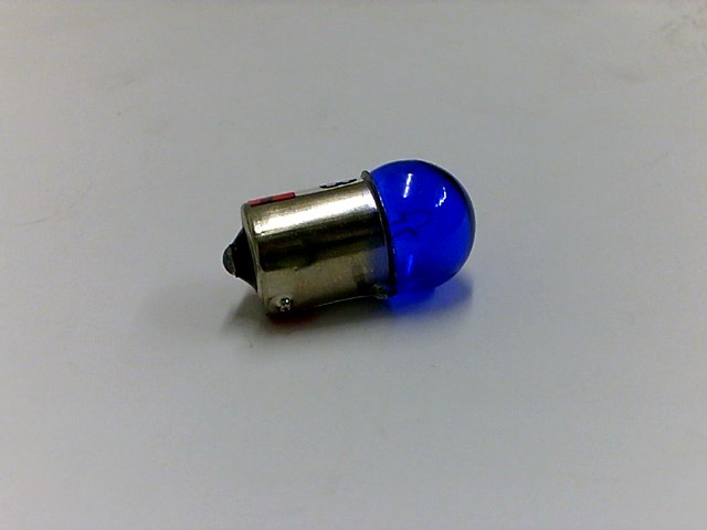 FOCO DIRECCIONAL  UN POLO MEDIANO 12V 18W AZUL (CAJA 20 PZAS)