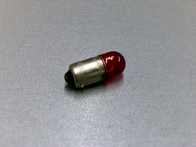 FOCO TABLERO 12V PEQUEŃO UN POLO ROJO (CAJA 10 PZAS)