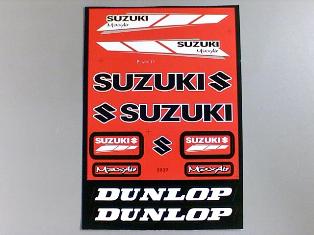 CALCOMANIA SUZUKI PLANILLA