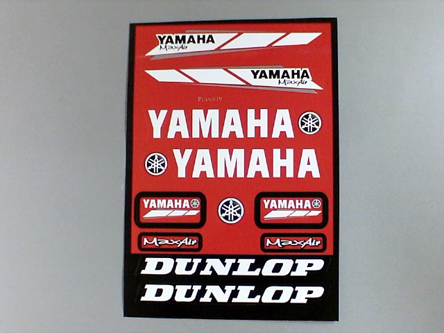 CALCOMANIA YAMAHA PLANILLA