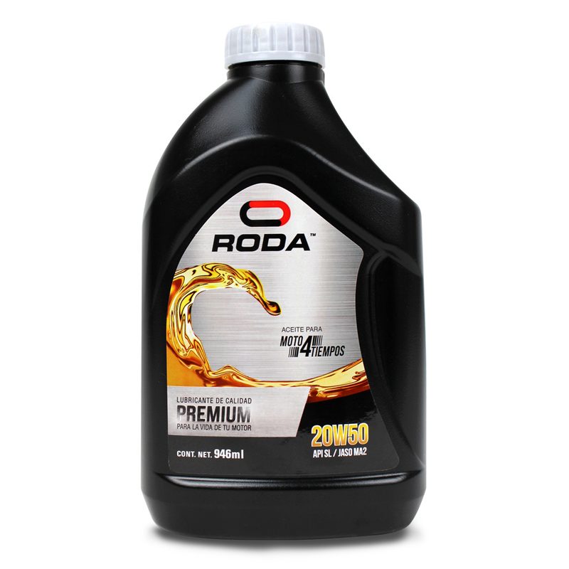 ACEITE RODA MOTO 4T 20W50 MINERAL SL/MA 1L (C/12)