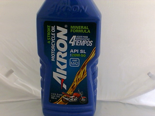 ACEITE AKRON 4 TIEMPOS SG SAE 20W 50