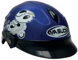 CASCO MASUDA NIŃO PANDA AZUL CACHUCHA