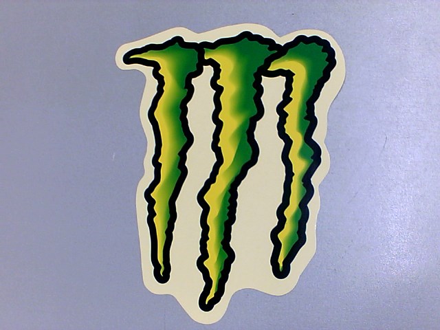 CALCOMANIA LETRA M MONSTER