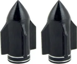 TAPON VALVULA AIRE ALUMINIO COHETE NEGRO