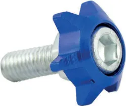 TORNILLO DECORATIVO ESTRELLA AZUL