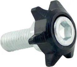 TORNILLO DECORATIVO ESTRELLA NEGRO