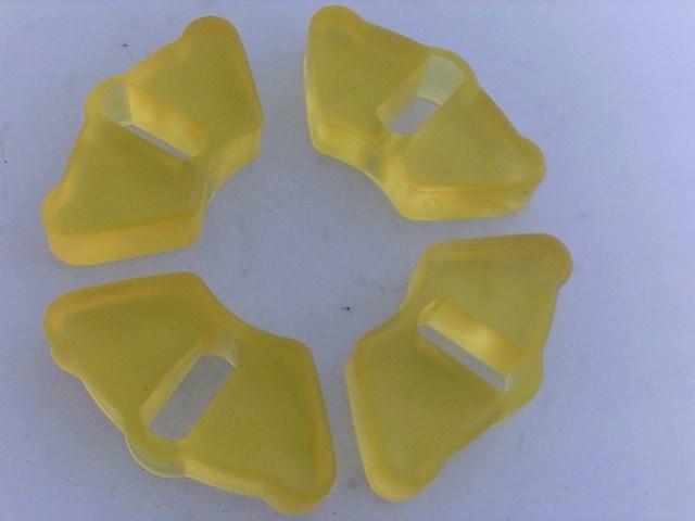GOMA IMPACTO CHOPER ZH150 YAMAHA RXZ 135 AMARILLO TRANSPARENTE