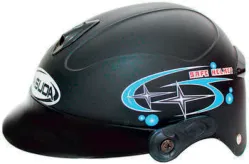 CASCO MASUDA NIŃO ESTRELLA NEGRO MATE CACHUCHA