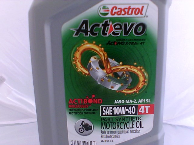 ACEITE CASTROL ACTEVO 4T X-TRA 10W-40 946 ML