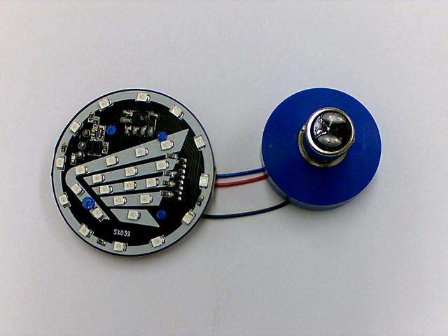 FOCO CALAVERA ESTROBO LED DECORADO MOD. HONDA