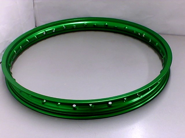 ARO DE RIN 1.40X18 (ALUMINIO) VERDE