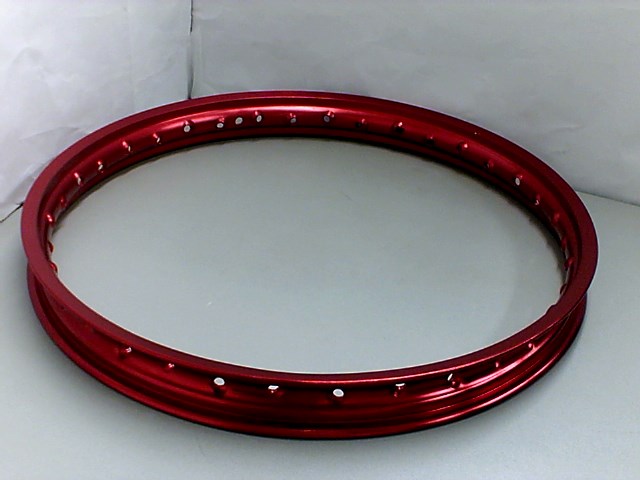 ARO DE RIN 1.40X18 (ALUMINIO) ROJO
