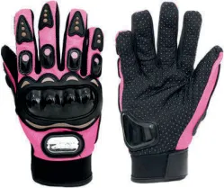 GUANTES IRON RACING M ROSA