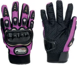 GUANTES IRON RACING M MORADO