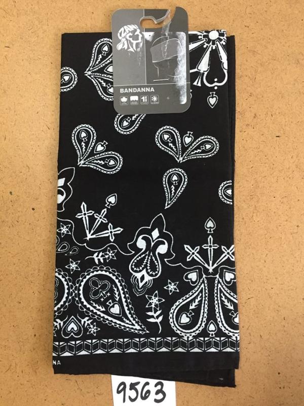 BANDANA ´BLACK PAISLEY´ ZAN B001