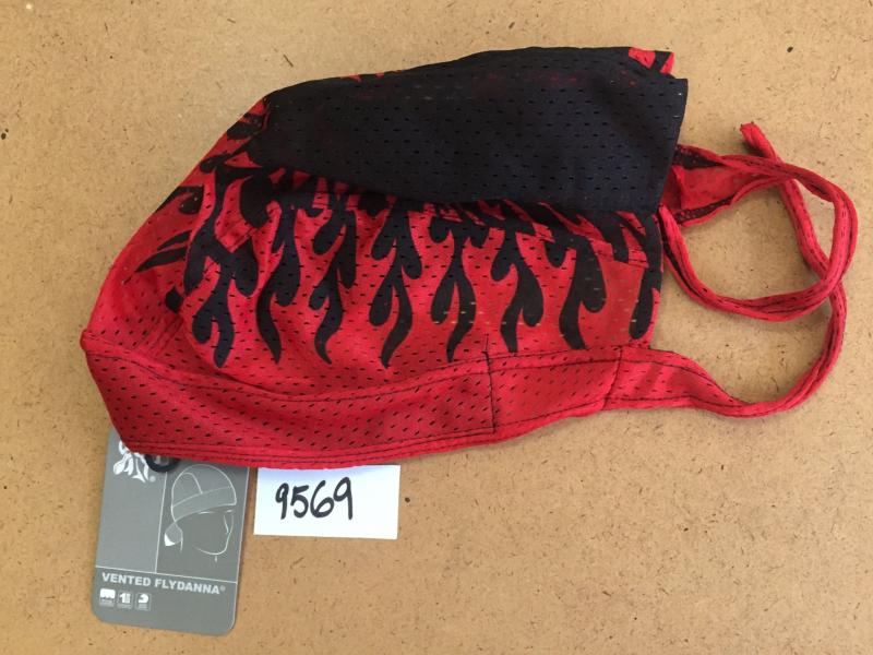 BANDANA ´RED FLAMES´ VENTILADA ZAN ZX227
