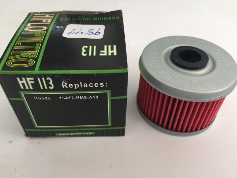 FILTRO ACEITE HF113 CB125F/CB250/SHADOW VT125