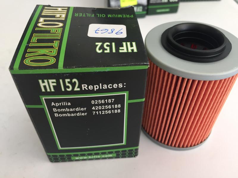FILTRO ACEITE HF152 BOMBARDIER/CANAM 330 2X4, 4X4(04-05); 400 2X4,4X4 (04-06);650 OUTLAN DER MAX H.O.(06); DS650(01-06);