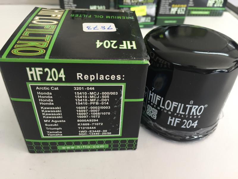 FILTRO ACEITE HF204 HONDA CBR KAWASAKI NINJA